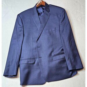 Lauren Ralph Lauren Mens Navy Suit 50R Wool